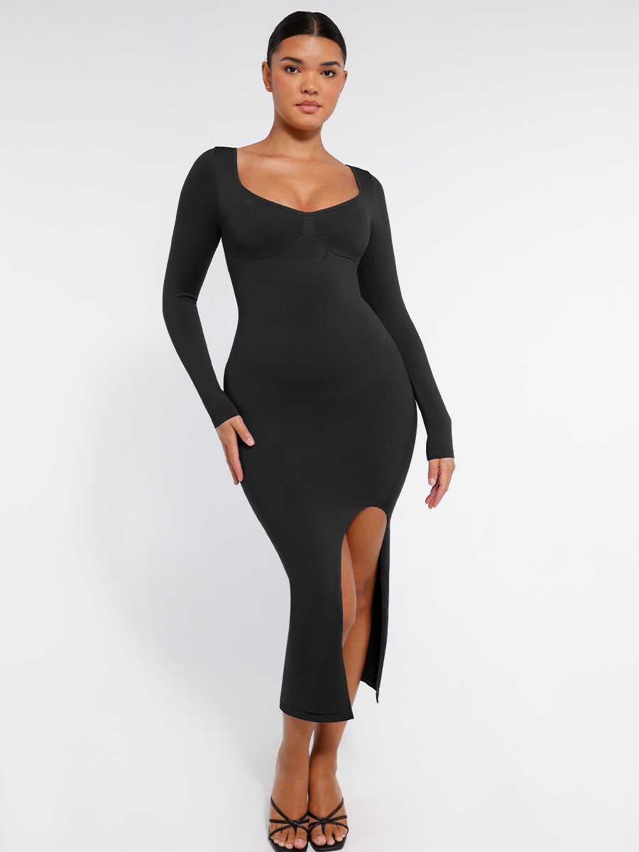 Elegance Midi Dress - Black Shop Lily Elegance Midi Dress - Black Shop Lily