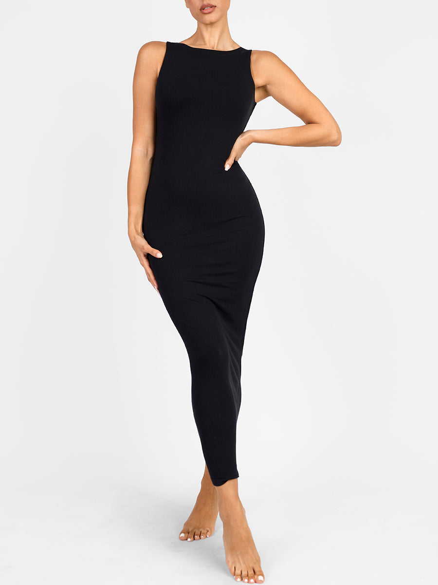 Black Sleeveless Maxi Dress – Leebex Boutique