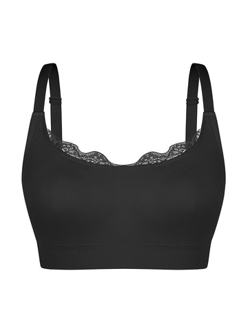 Comfort Lace Bra - Black