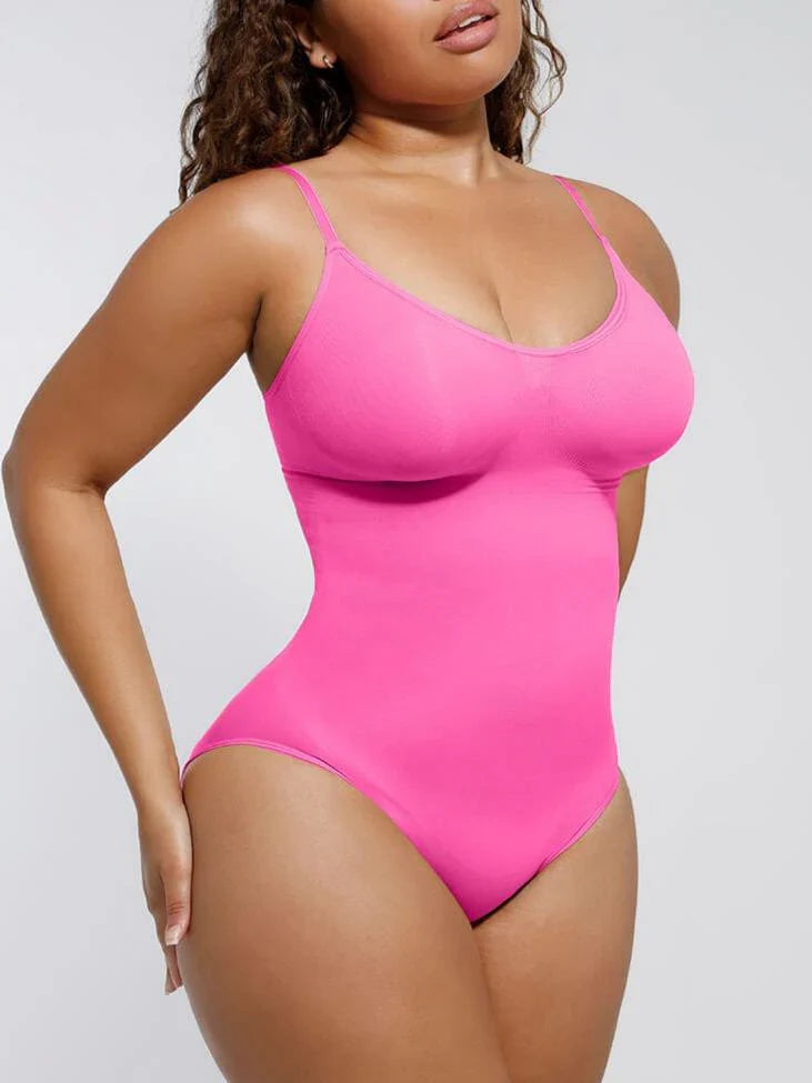 Ultimate Sculpt Thong Bodysuit - Pink