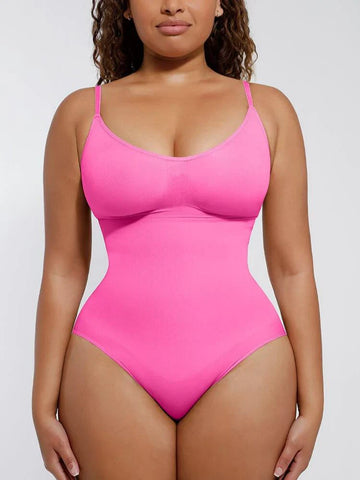 Ultimate Sculpt Thong Bodysuit - Pink