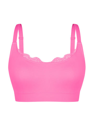 Comfort Lace Bra - Pink