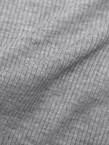 Lounge Ribbed Tank Top - Grey