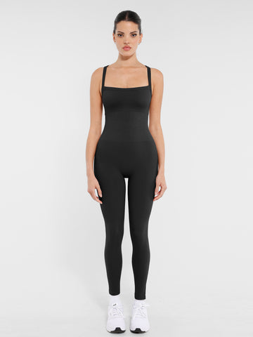 Active Sculpt Jumpsuit - Black