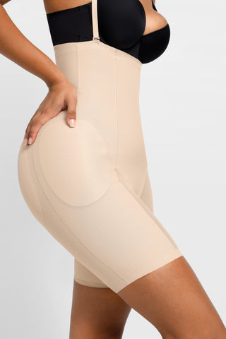 Curve Luxe Maximum Effect Padded Body Shaper - Nude