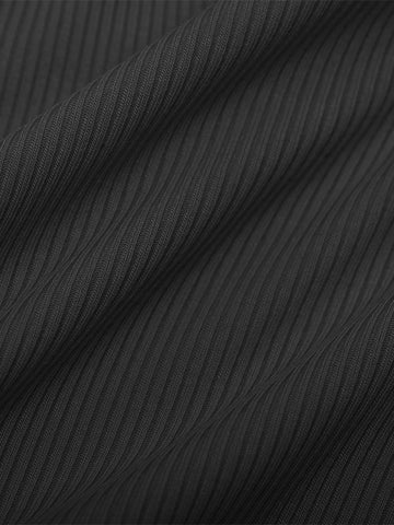 Lounge Ribbed Pants - Black