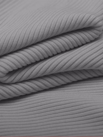 Lounge Ribbed Pants - Grey