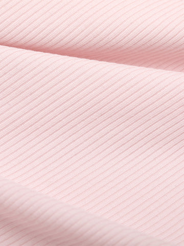 Lounge Ribbed Pants - Pink
