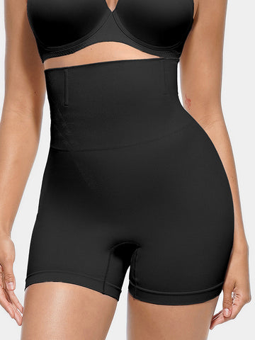 UltraShape High Waisted Shaping Shorts - Black