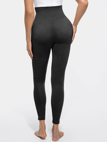 Seamless Sculpt High Waisted Leggings - Black