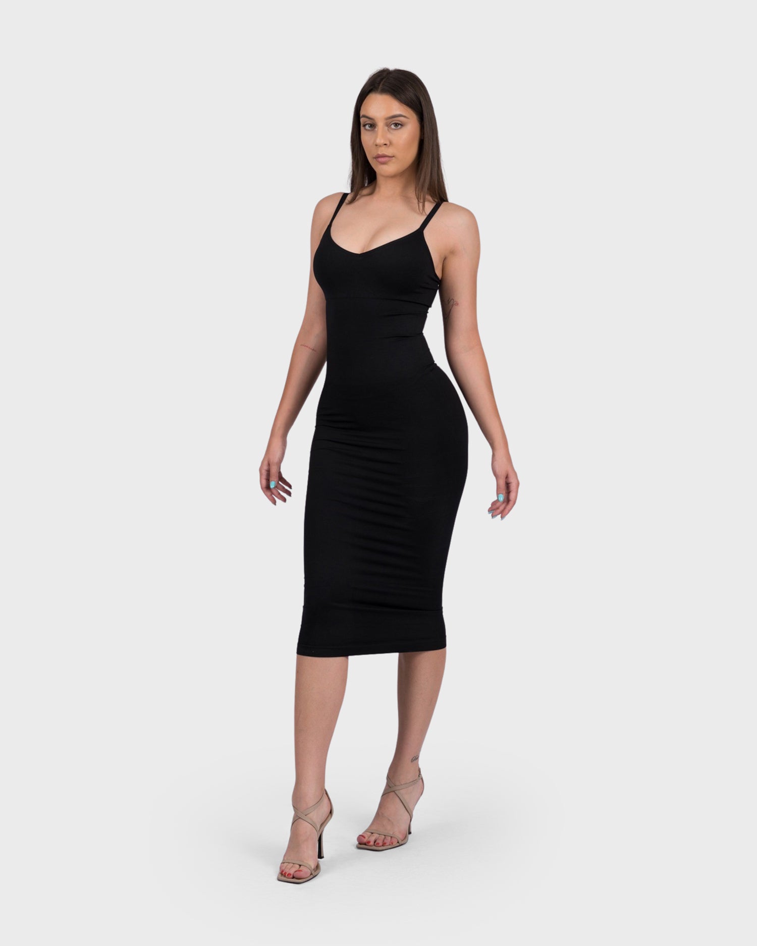 sculpting midi dress Vestido Midi The Carla Ponte - Rosa