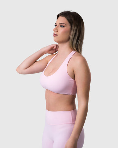 Core Sports Bra - Baby Pink
