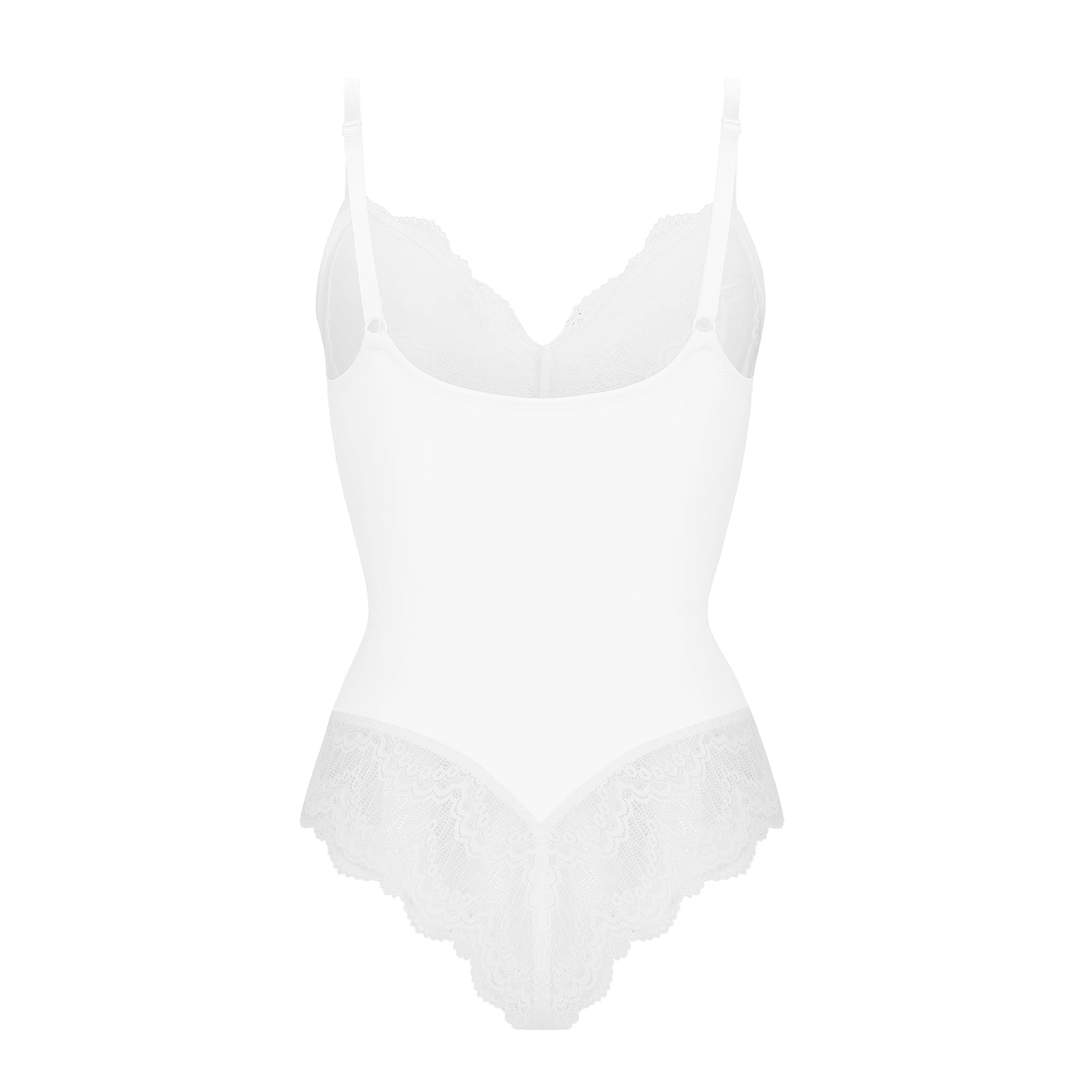 White Lace One Piece Bodysuit