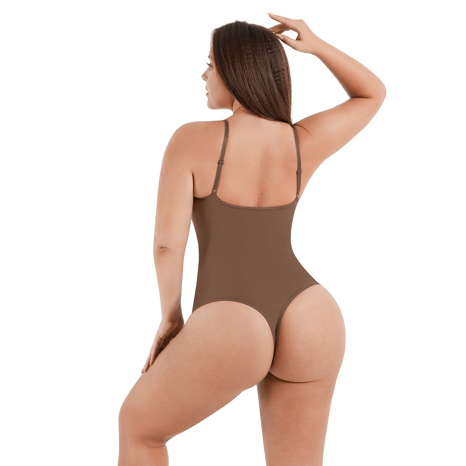 Ultimate Sculpt Thong Bodysuit - Brown – Shop Lily