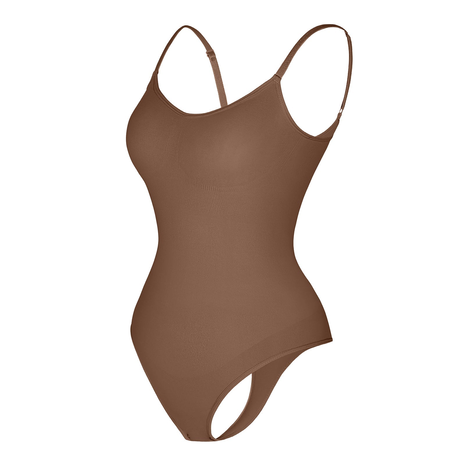Ultimate Sculpt Thong Bodysuit - Brown