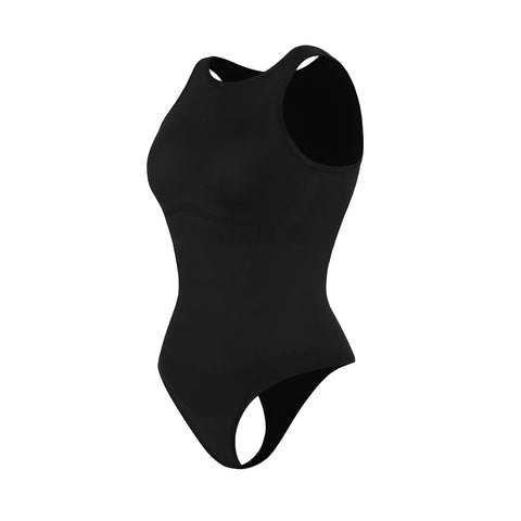 Ultimate Sculpt Thong Bodysuit - Black